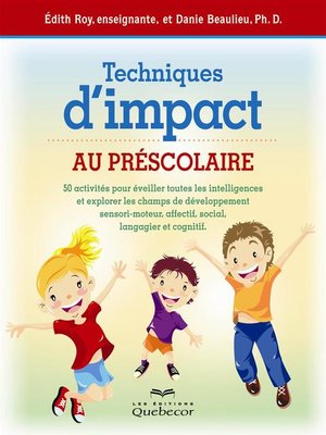 cover image of Techniques d'impact au préscolaire